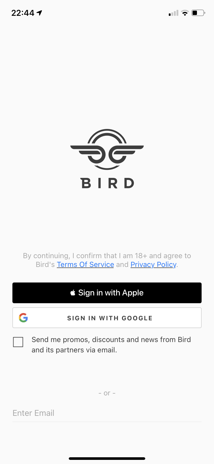 Bird - Onboarding