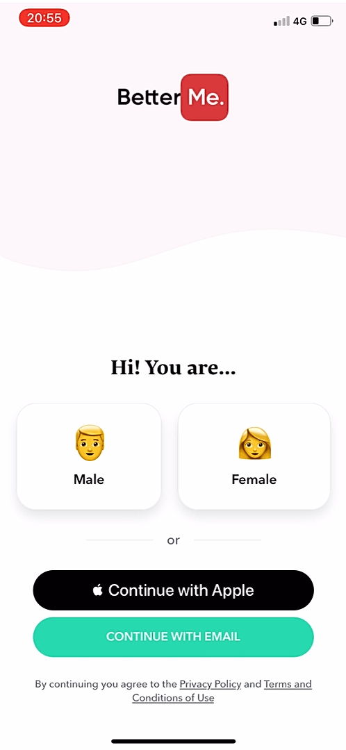 BetterMe Fitness - Onboarding