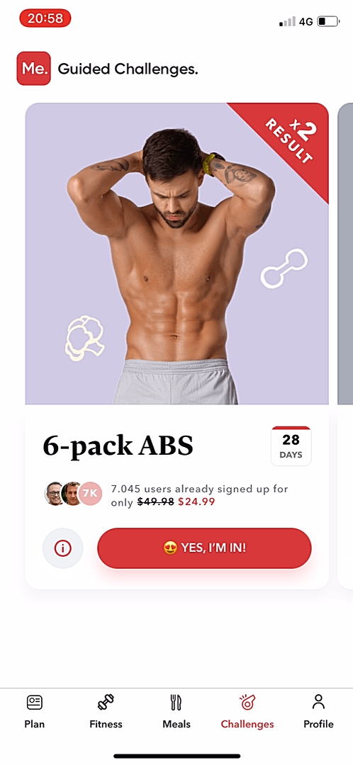 BetterMe Fitness - Navigation - Screen 4