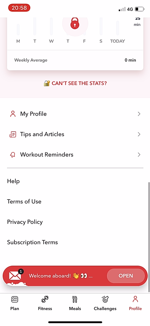 BetterMe Fitness - Settings - Screen 2