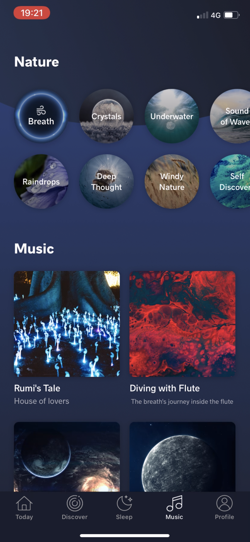 Meditopia - Navigation - Screen 4