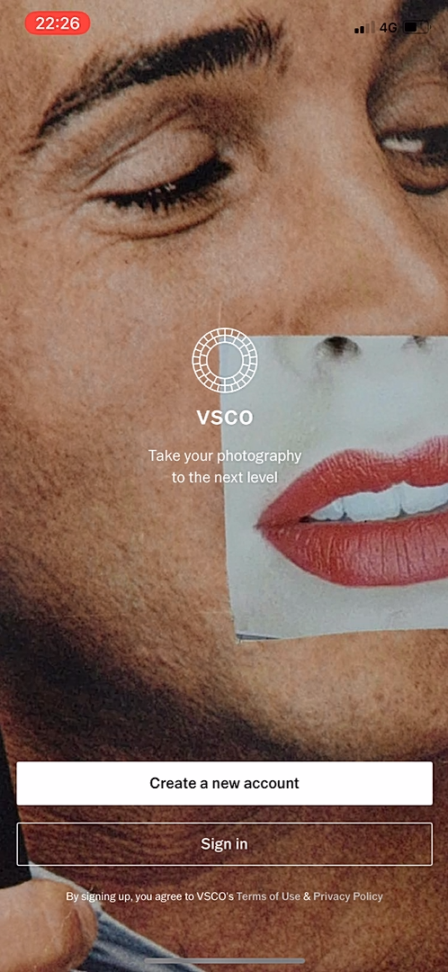 VSCO - Onboarding