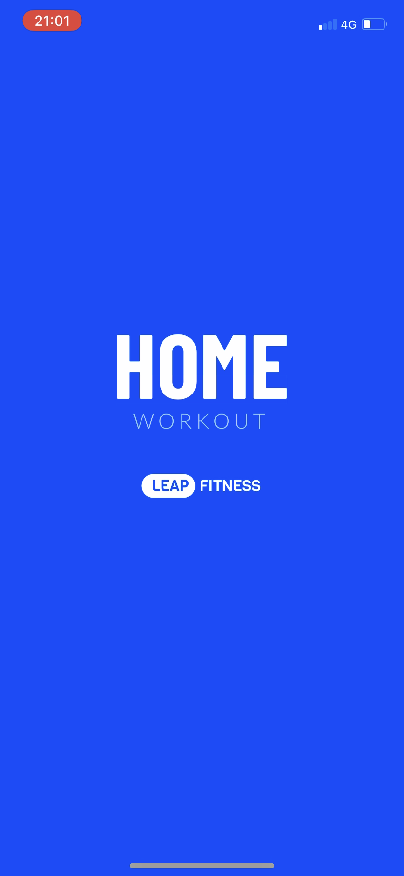 Home Workouts - Onboarding