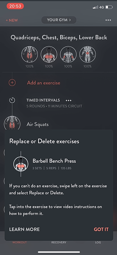 Fitbod screenshot 15