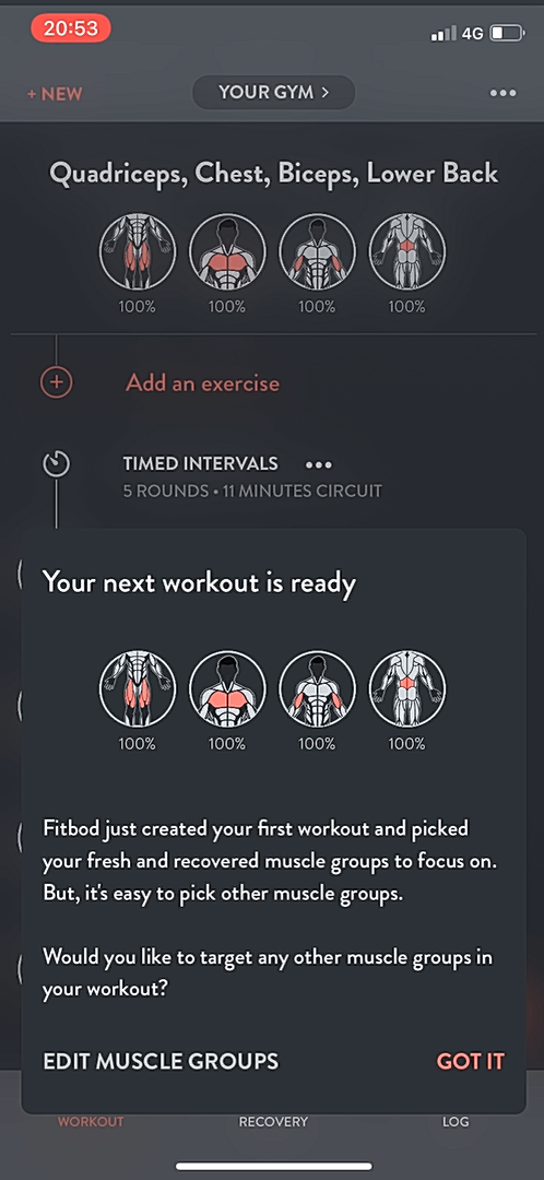 Fitbod screenshot 14