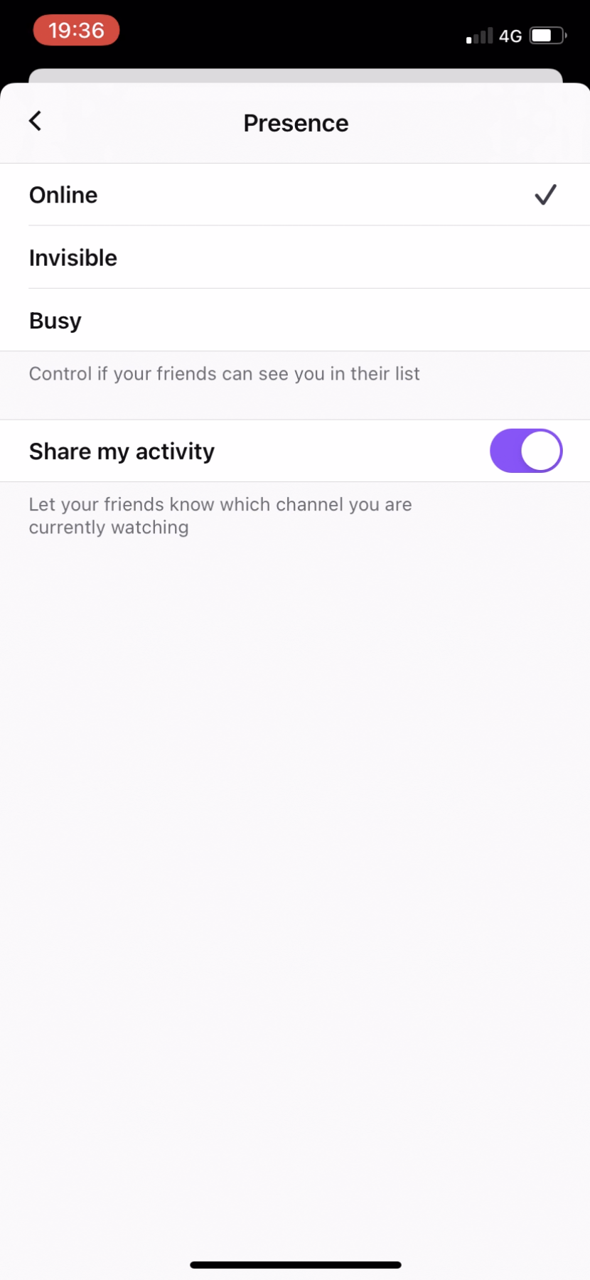 Twitch - Settings - Screen 6