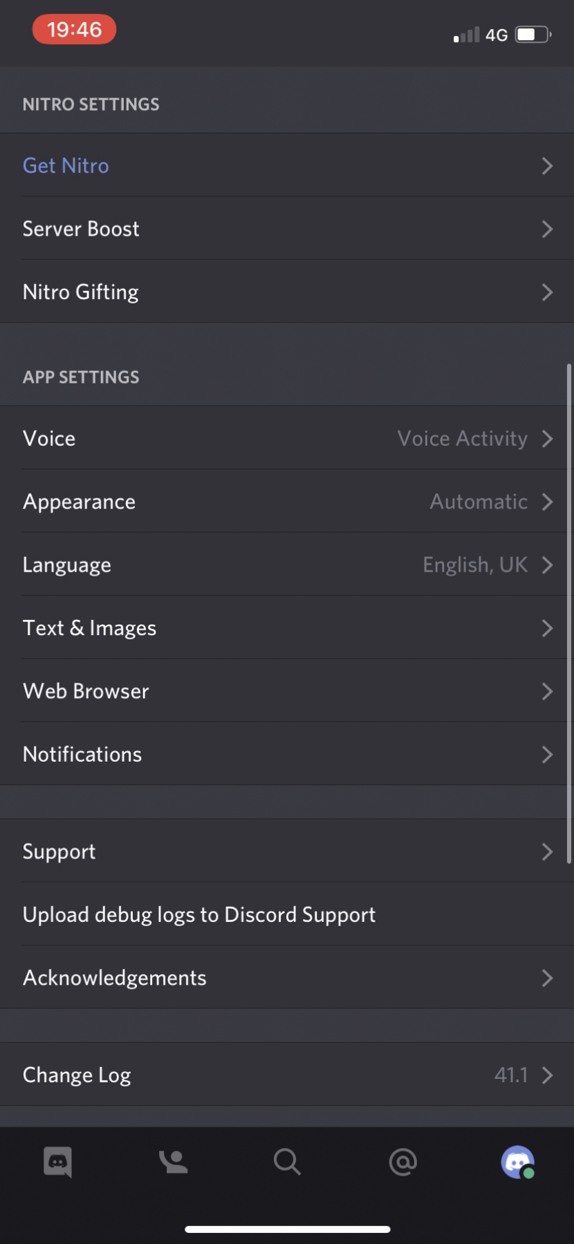 Discord - Settings - Screen 2
