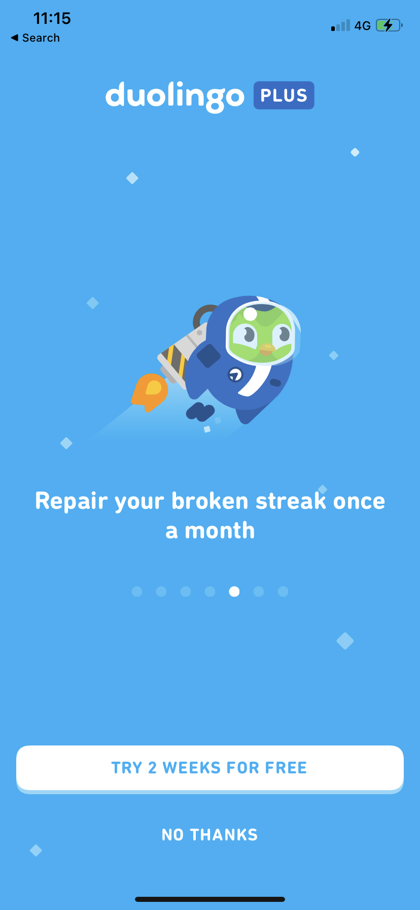 Duolingo - Upgrading - Screen 5