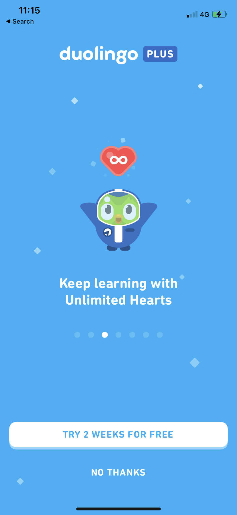 Duolingo - Upgrading - Screen 3