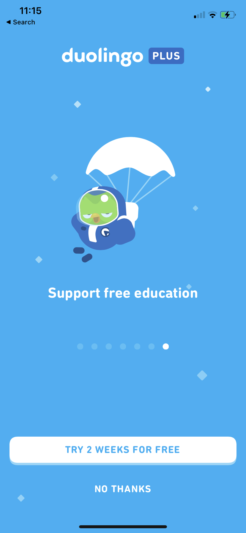 Duolingo - Upgrading - Screen 7