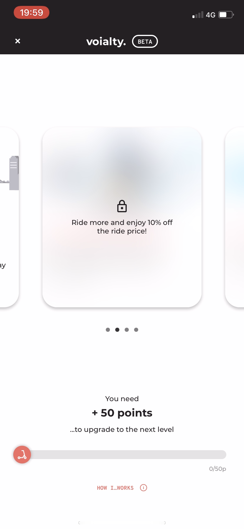 Voi - Fidelity Program - Screen 3