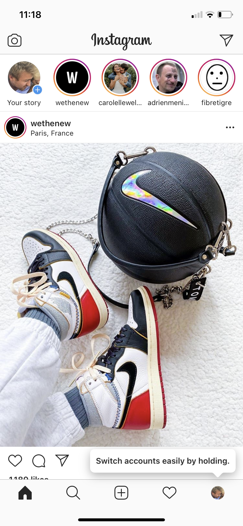 Instagram - Navigation