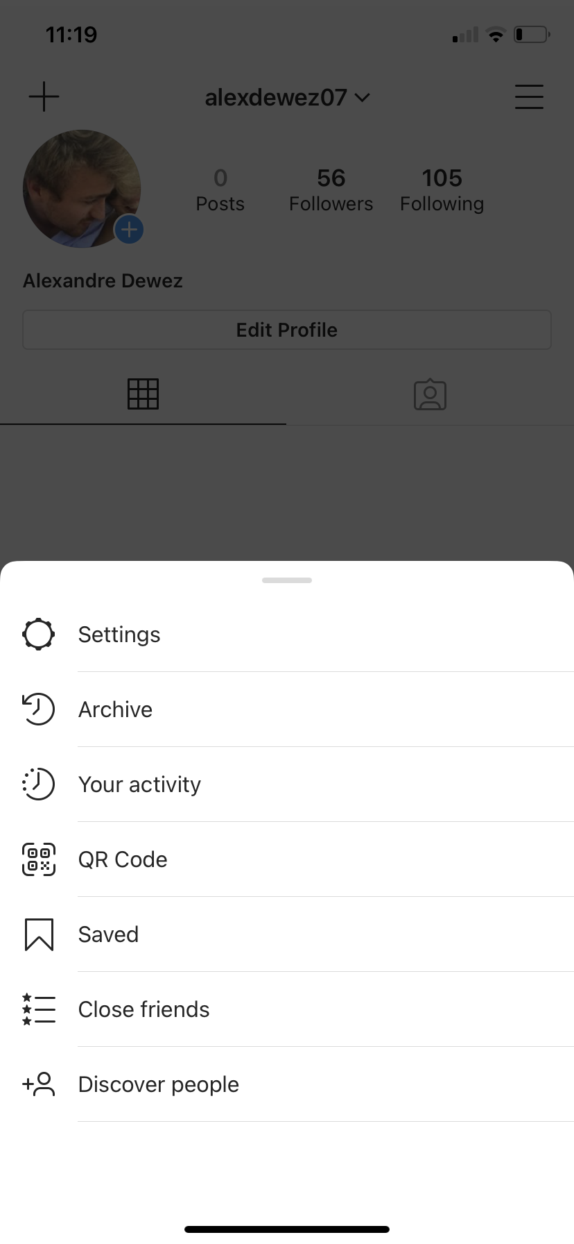Instagram - Settings