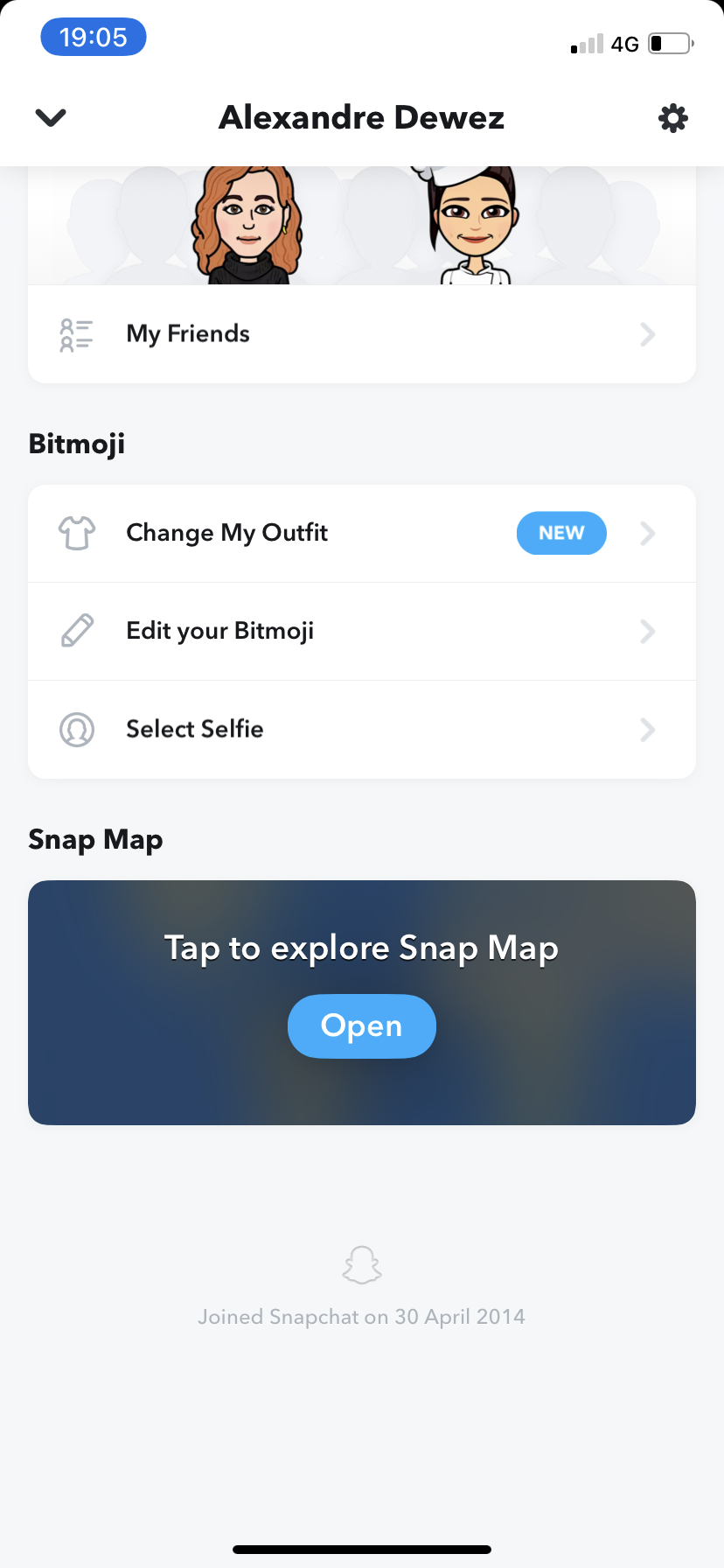 Snap - Settings - Screen 2