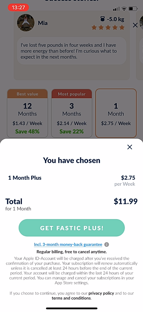 Fastic screenshot 21