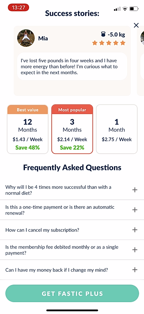 Fastic screenshot 20