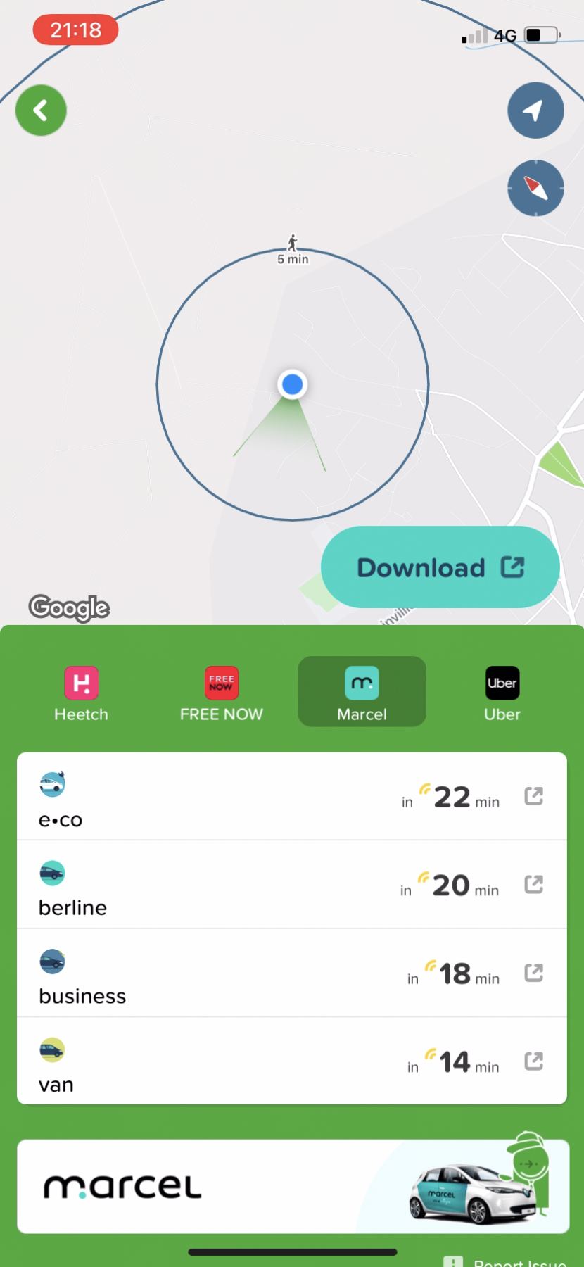 Citymapper - Third-party integration - Screen 4