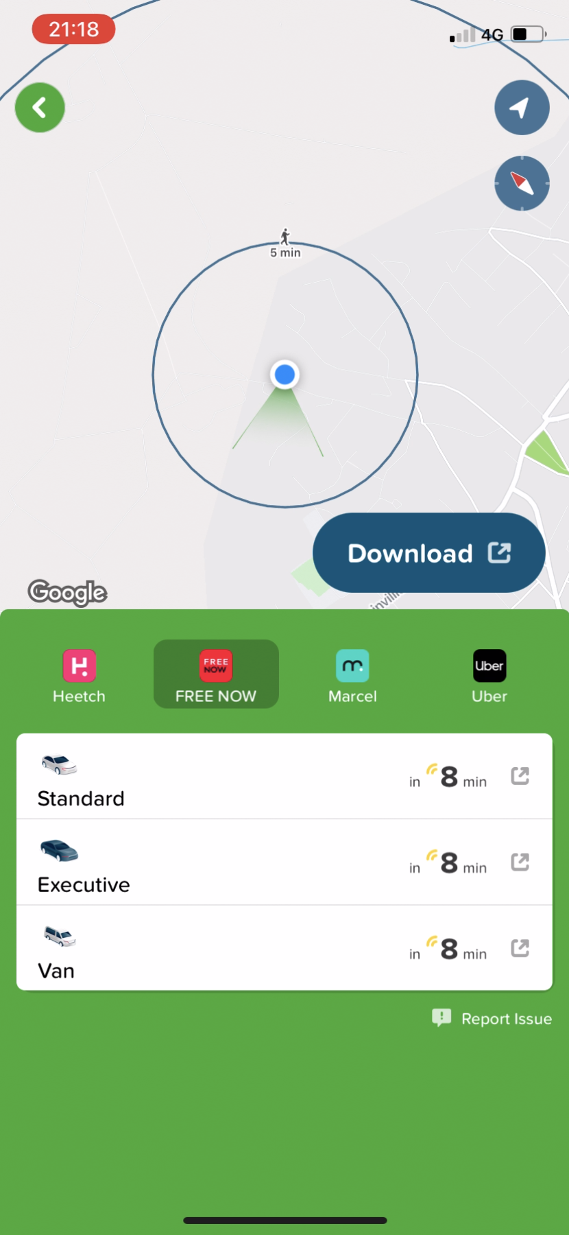 Citymapper - Third-party integration - Screen 3