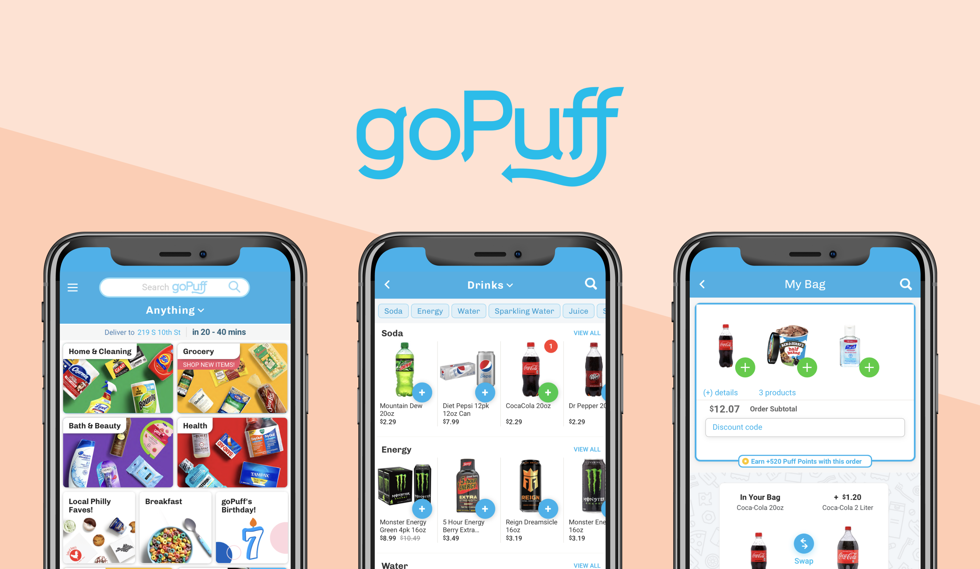 Grocery delivery: the UX best practices behind goPuff's success