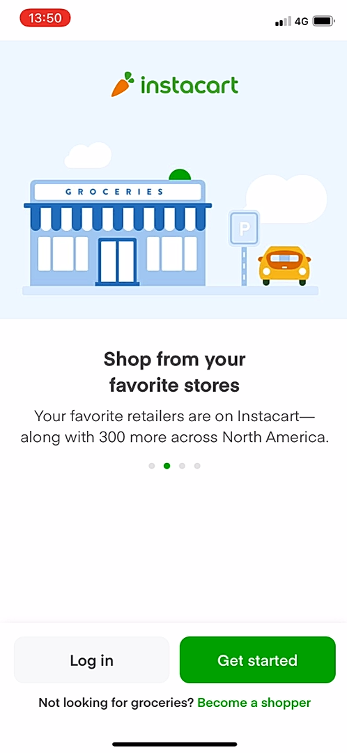 Instacart screenshot 2