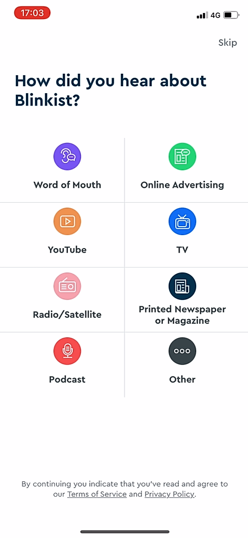 Blinkist screenshot 2