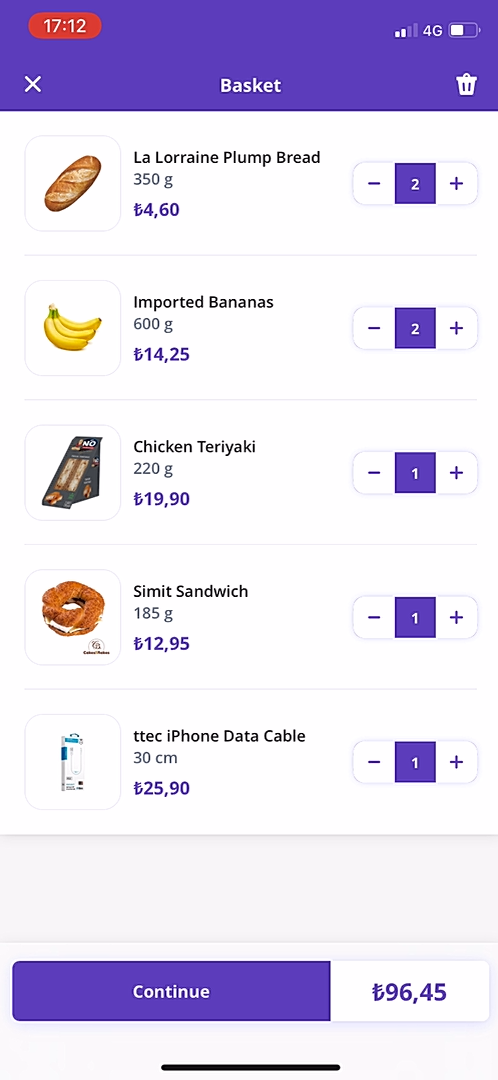 Getir - Buying something