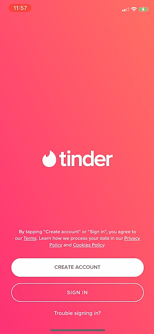 Tinder - Onboarding