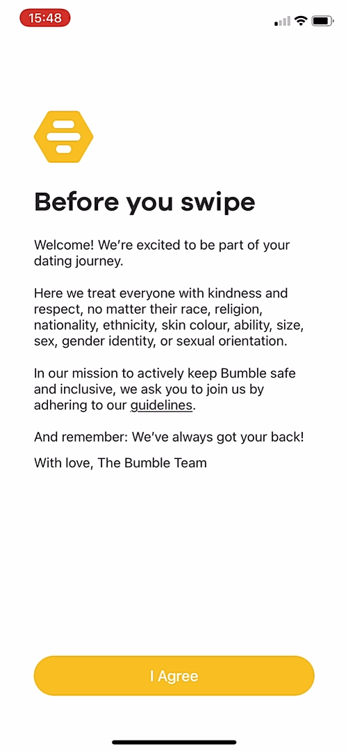 Bumble screenshot 17