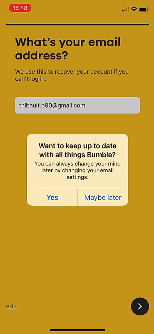 Bumble screenshot 14