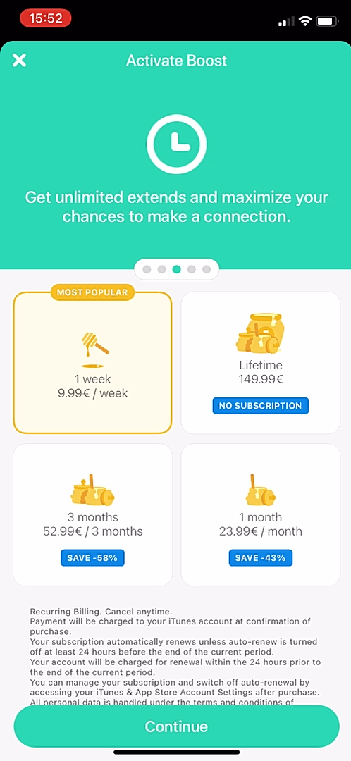 Bumble - Upgrading - Screen 4