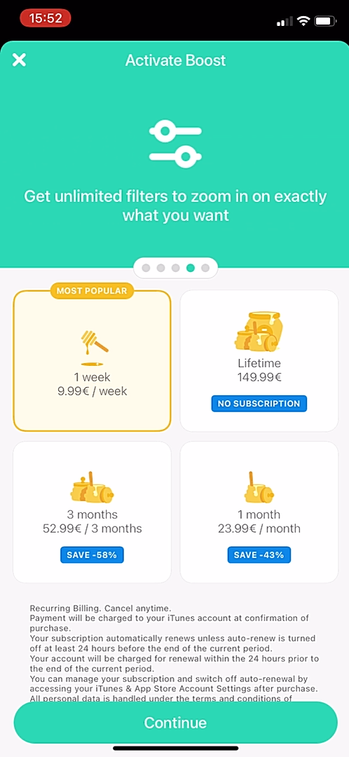 Bumble - Upgrading - Screen 5