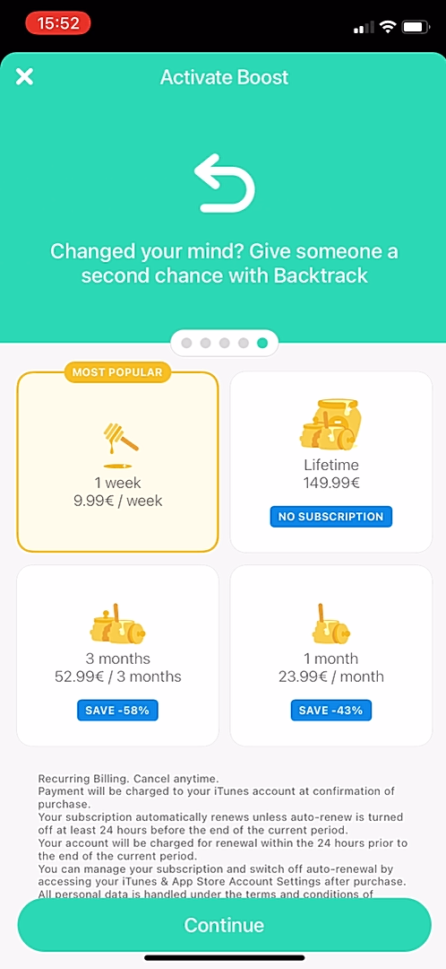 Bumble - Upgrading - Screen 6