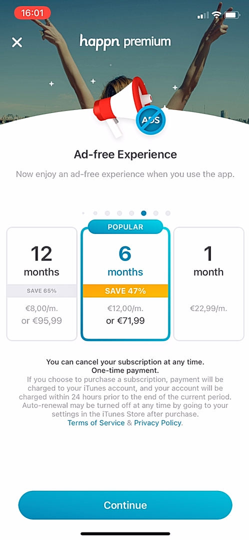 Happn - Upgrading - Screen 8