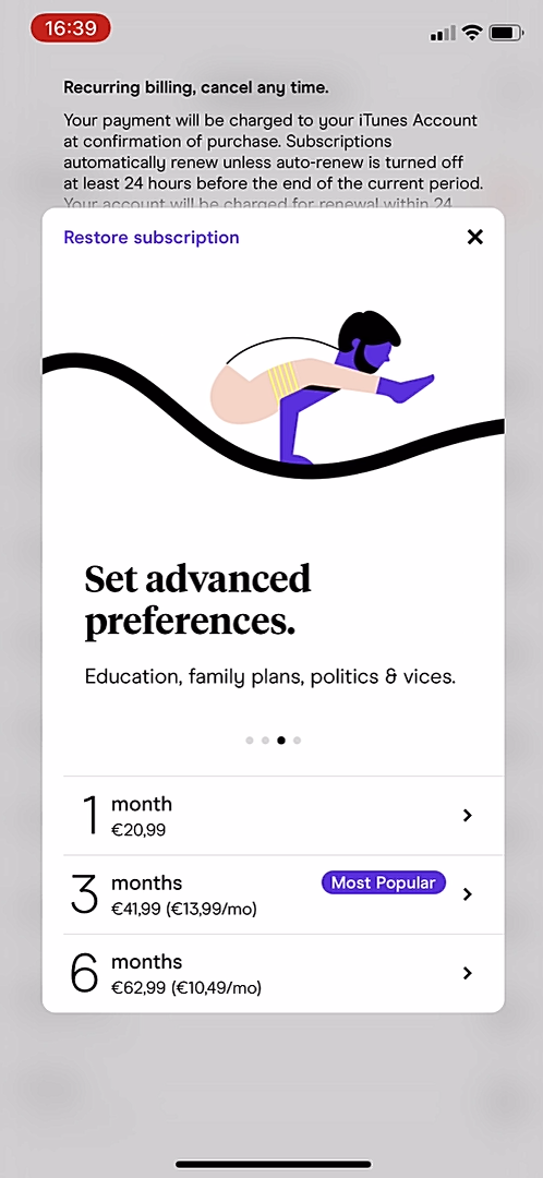 Hinge - Upgrading - Screen 4