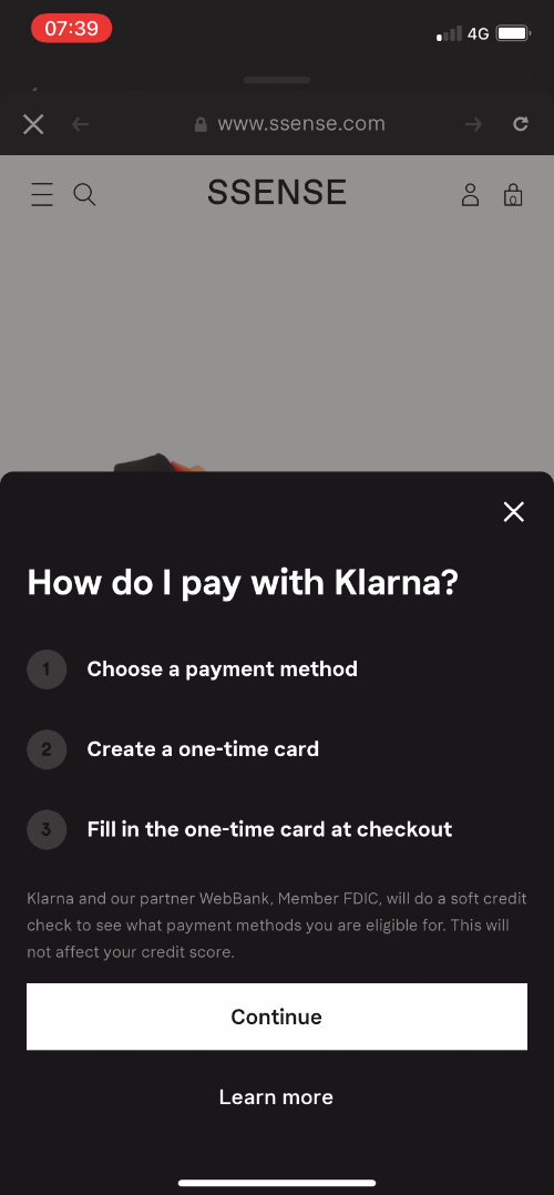 Klarna screenshot 25