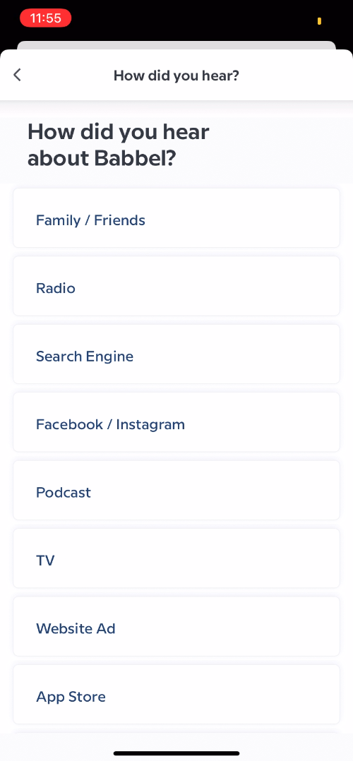 Babbel screenshot 12
