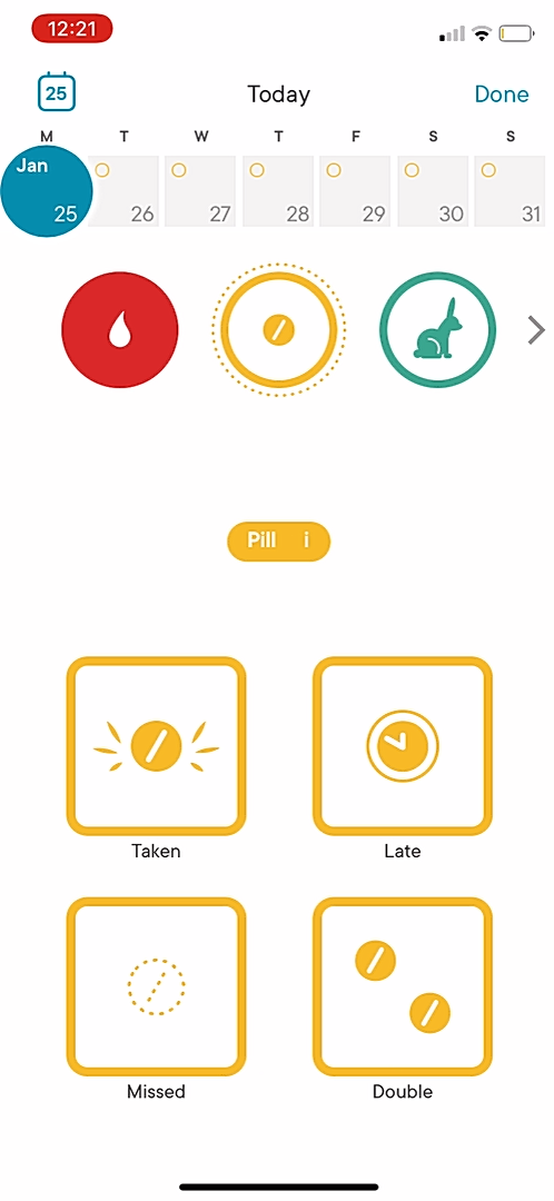 Clue - Completing a diary - Screen 3