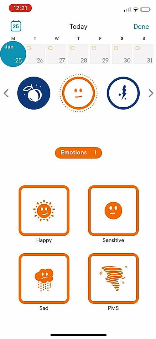 Clue - Completing a diary - Screen 6