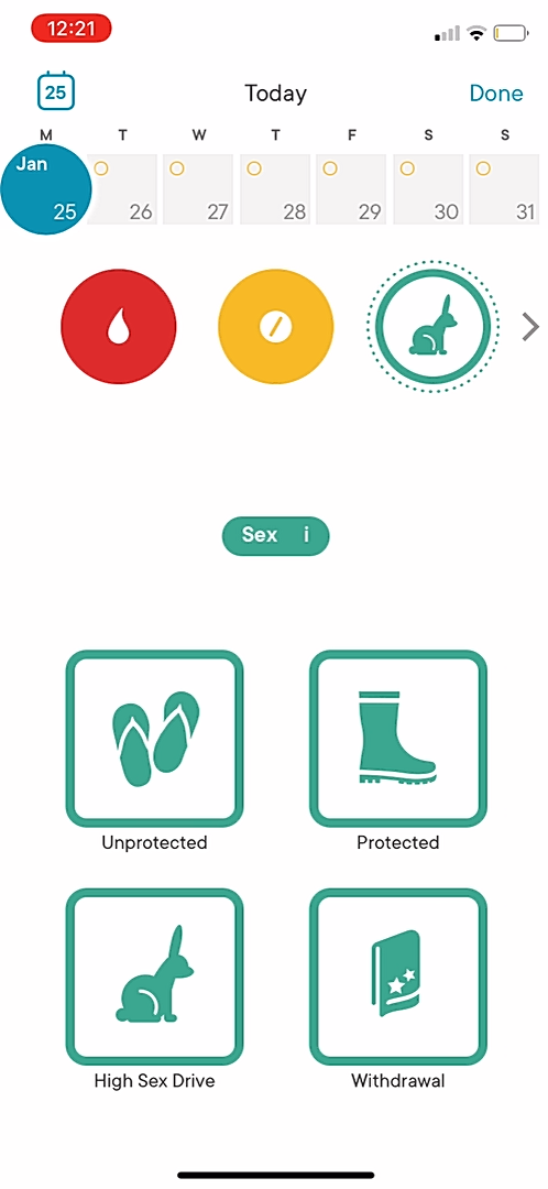 Clue - Completing a diary - Screen 4