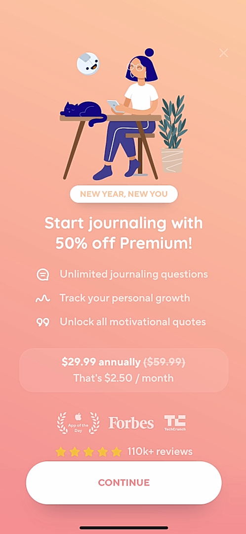 Reflectly screenshot 10