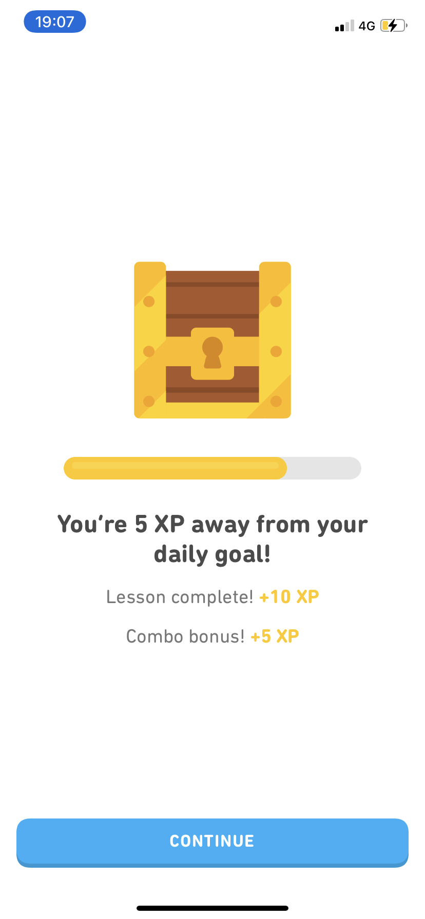 Duolingo - Doing a session - Screen 18