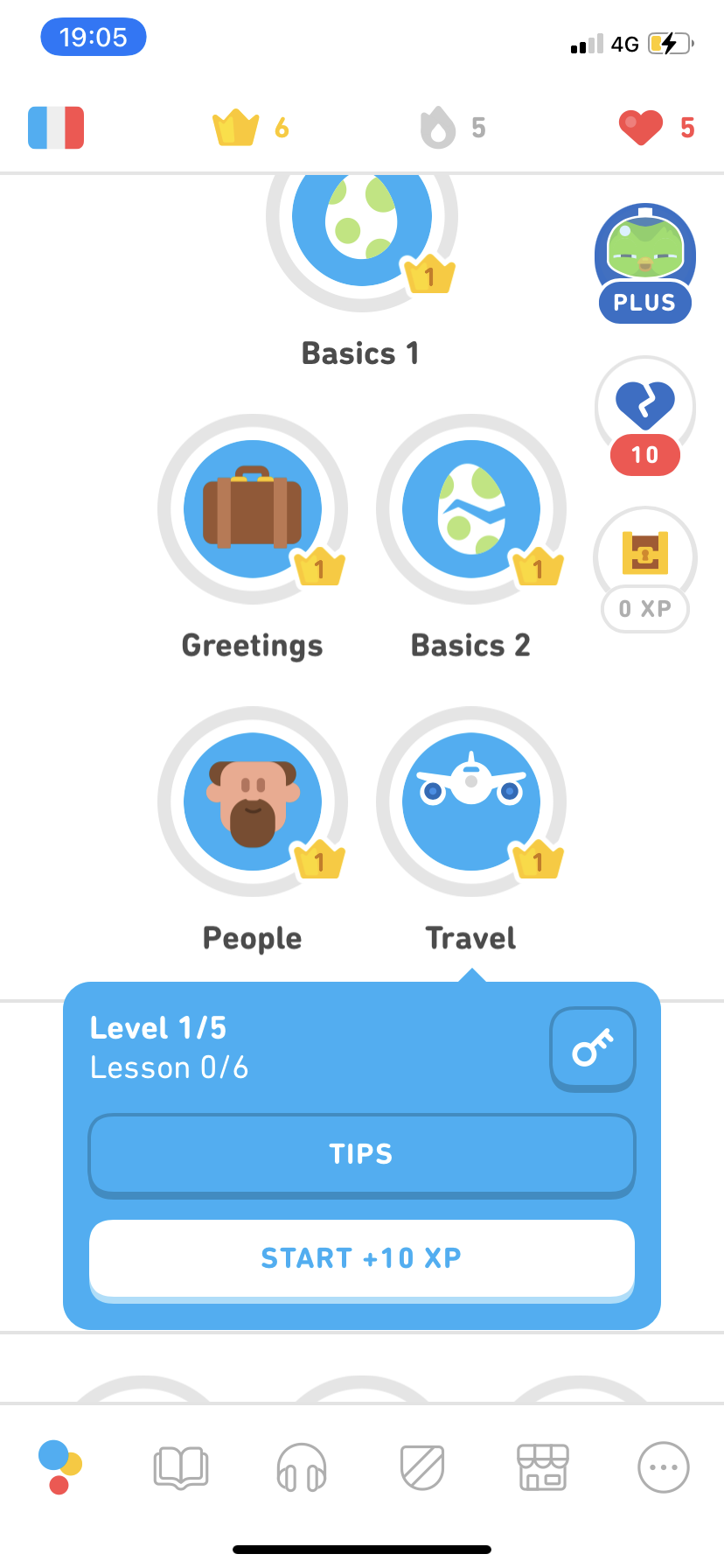 Duolingo - Doing a session - Screen 2