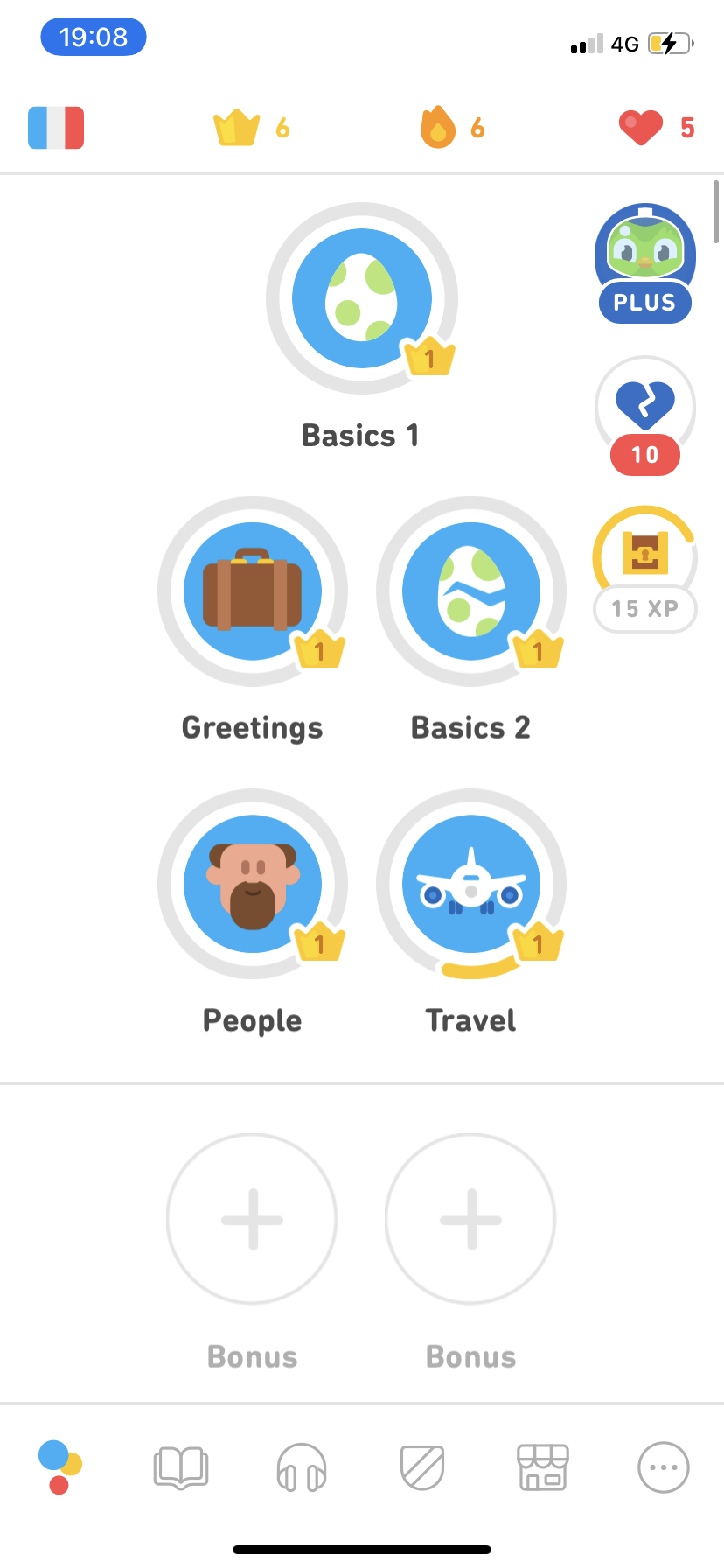 Duolingo - Doing a session - Screen 23