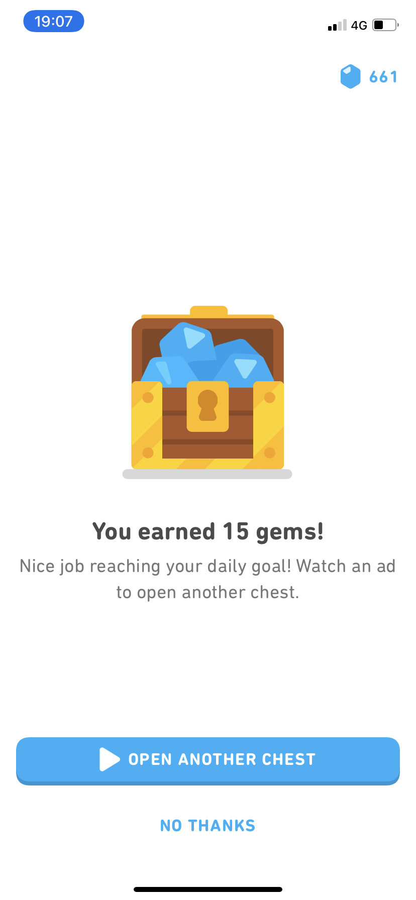 Duolingo - Doing a session - Screen 19