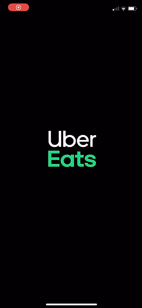 Uber Eats screenshot 1