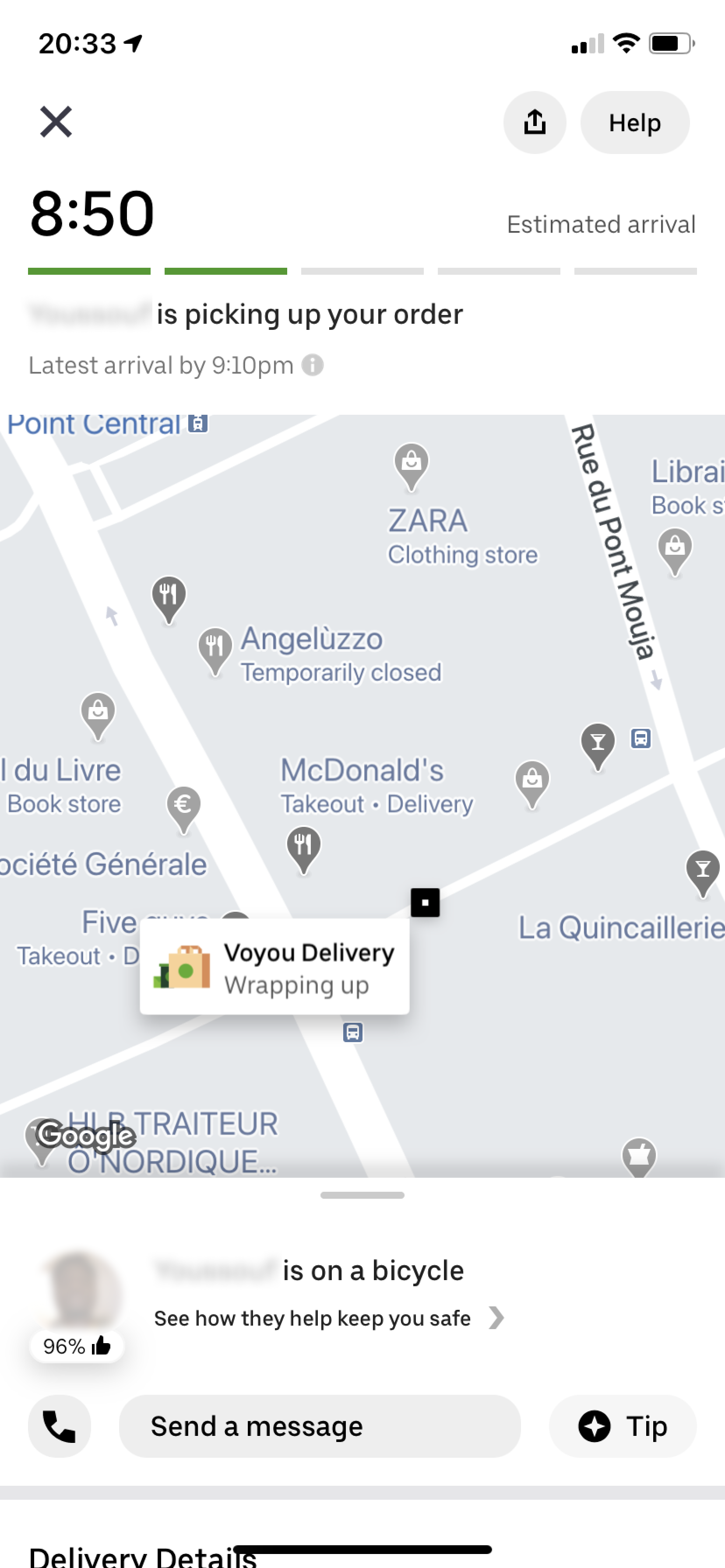 Uber Eats - Buying something - Screen 19