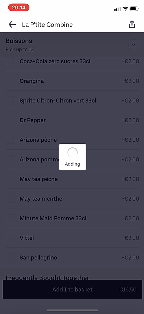 Uber Eats screenshot 14