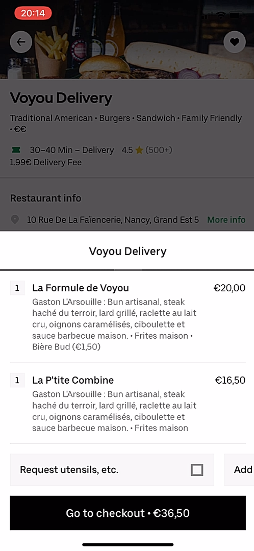 Uber Eats screenshot 16