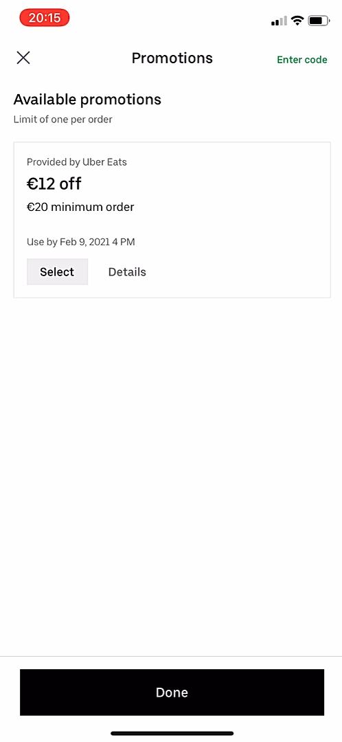 Uber Eats screenshot 21