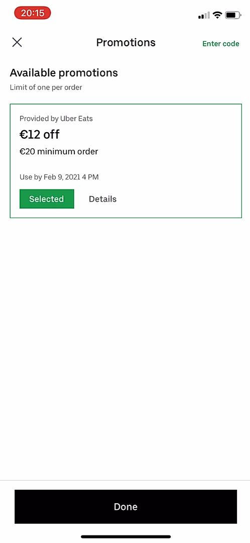 Uber Eats screenshot 22